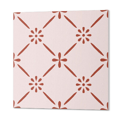 Carreaux de vinyle auto-adhésifs Motif floral moderne