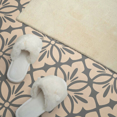 Carreaux de vinyle auto-adhésifs Motif floral aux détails complexes