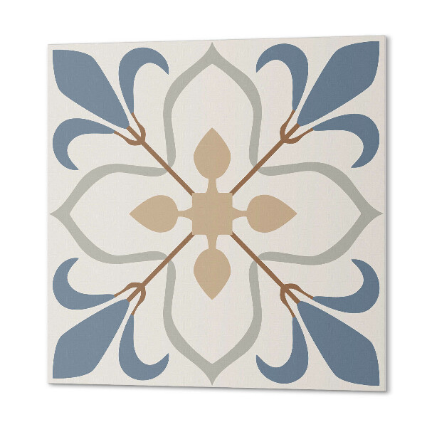 Carreaux pvc Motif de fleurs et de feuilles