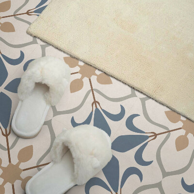 Carreaux pvc Motif de fleurs et de feuilles