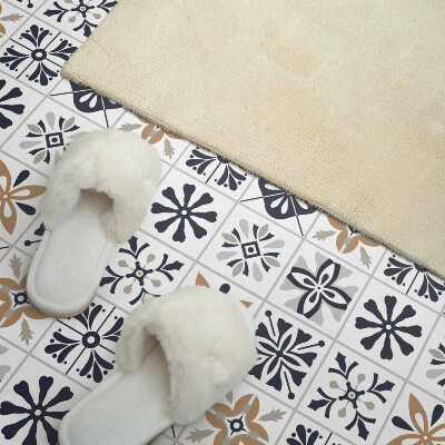 Carreaux de vinyle auto-adhésifs Motifs élégants sous forme de carreaux