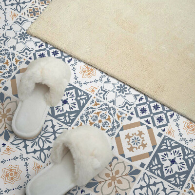 Carreaux pvc Motifs de mosaïque à carreaux dans une version moderne