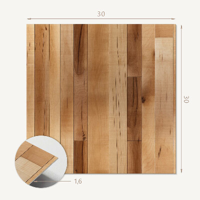 Carreaux de vinyle auto-adhésifs Motif bois authentique