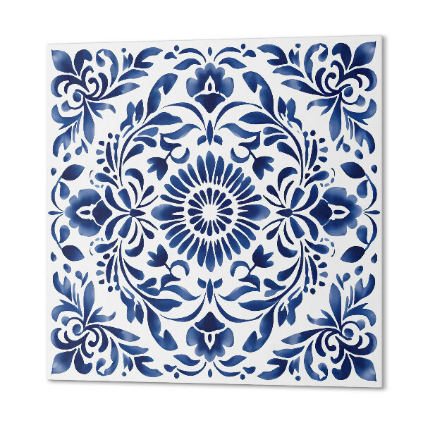 Carreaux pvc Ornement floral dans un style élégant