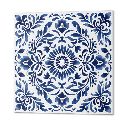 Carreaux pvc Ornement floral dans un style élégant