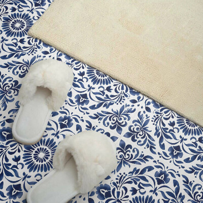 Carreaux pvc Ornement floral dans un style élégant