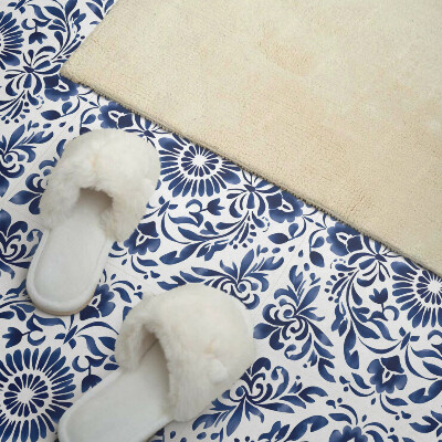 Carreaux pvc Ornement floral dans un style élégant