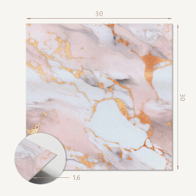 Carreaux pvc Accents de style marbre