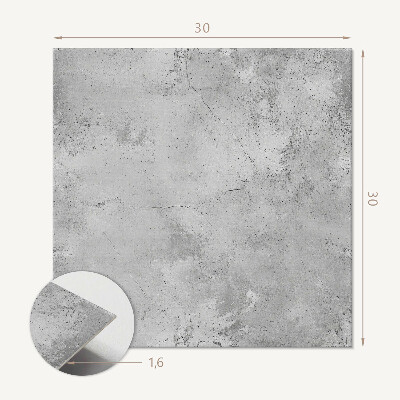 Carreaux vinyle Des rayures sur le béton dans un style brut