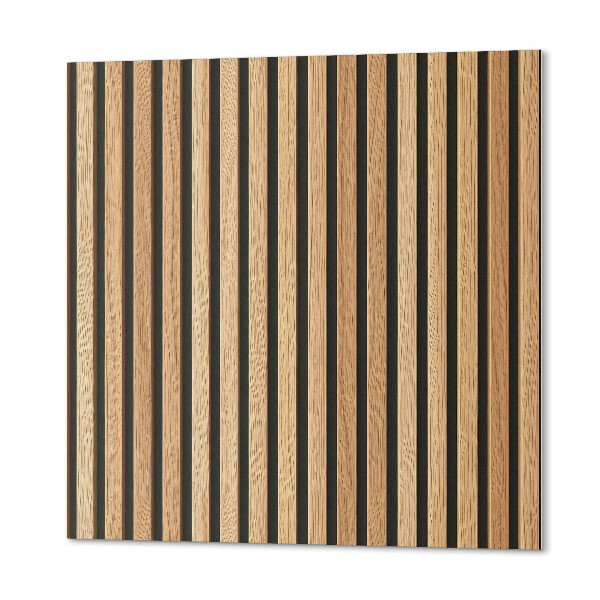 Carreaux de vinyle auto-adhésifs Une planche avec un motif vertical