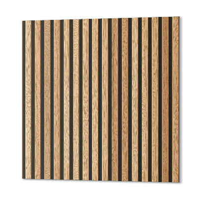 Carreaux de vinyle auto-adhésifs Une planche avec un motif vertical