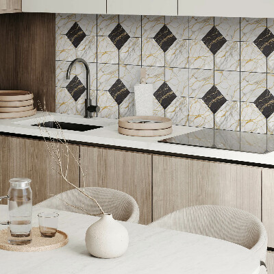 Carreaux vinyle Motif de marbre luxueux