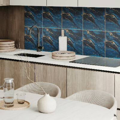 Carreaux vinyle Des vagues dans un style abstrait