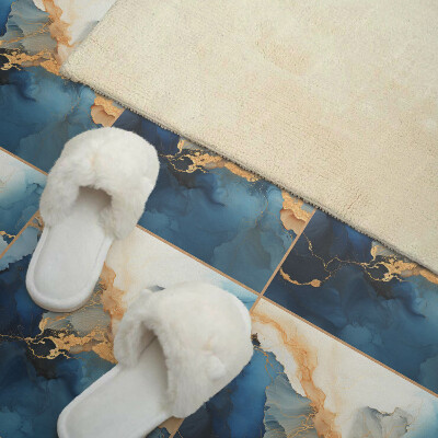 Carreaux de vinyle auto-adhésifs Motif de vague dynamique