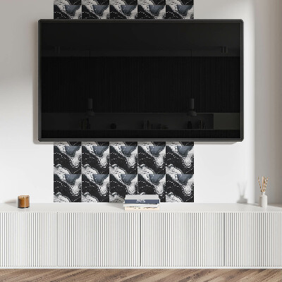 Carreaux pvc Motif en marbre de style abstrait