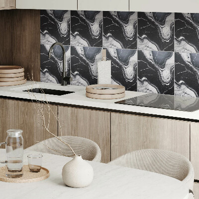 Carreaux pvc Motif en marbre de style abstrait