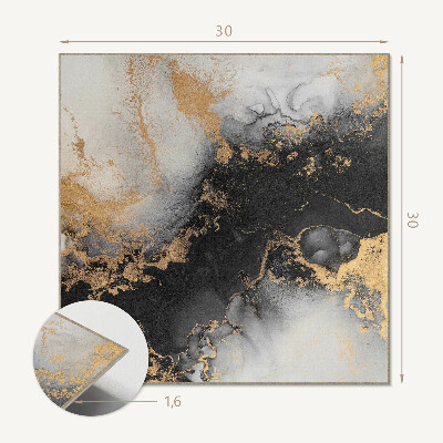 Carreaux de vinyle auto-adhésifs Un motif avec des taches colorées dans un style abstrait