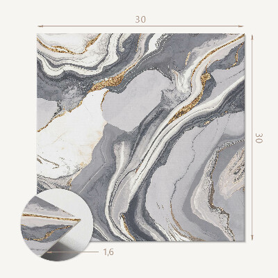 Carreaux pvc Motifs ondulés abstraits