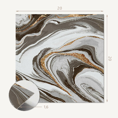 Carreaux vinyle Motifs ondulés dans un style moderne