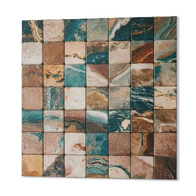 Carreaux vinyle Motif en mosaïque avec des éléments en pierre