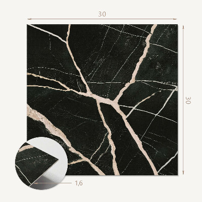 Carreaux de vinyle auto-adhésifs Motif marbré élégant