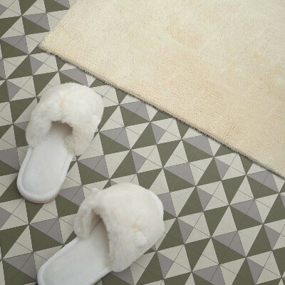 Carreaux de vinyle auto-adhésifs Le motif des formes triangulaires