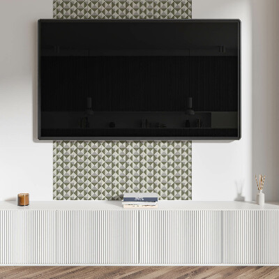 Carreaux de vinyle auto-adhésifs Le motif des formes triangulaires