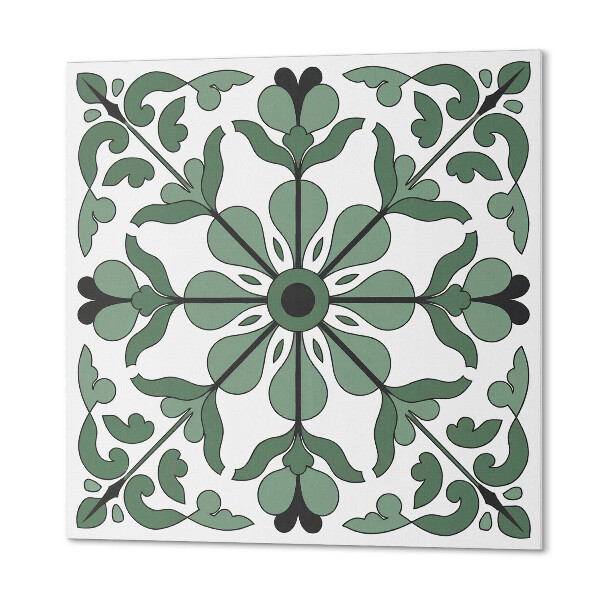 Carreaux vinyle Un motif végétal symétrique dans une version élégante