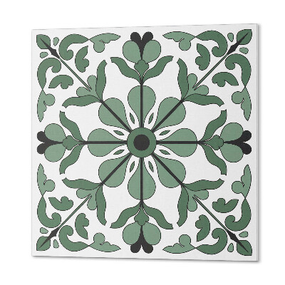 Carreaux vinyle Un motif végétal symétrique dans une version élégante