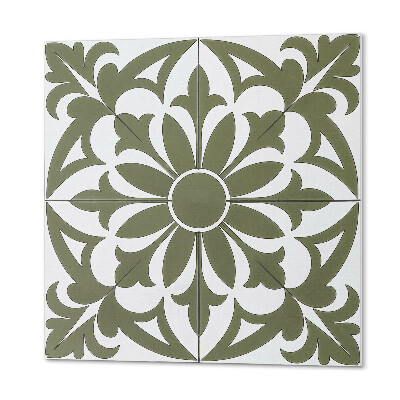 Carreaux de vinyle auto-adhésifs Motif floral avec des feuilles
