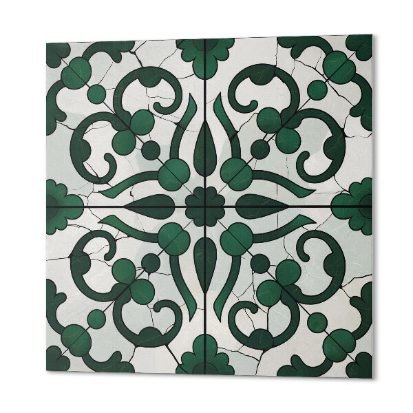 Carreaux pvc Motif floral aux décorations délicates