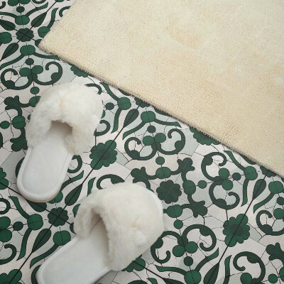 Carreaux pvc Motif floral aux décorations délicates