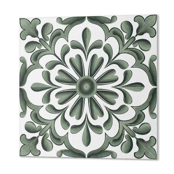 Carreaux de vinyle auto-adhésifs Motif floral dans la bordure