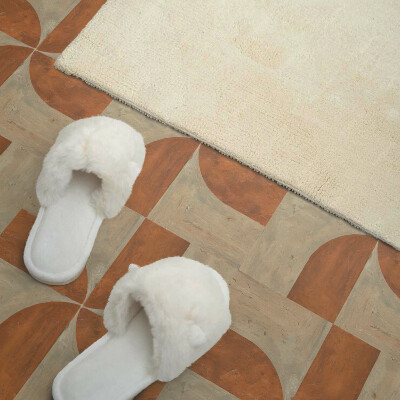 Carreaux vinyle Courbes et figures géométriques