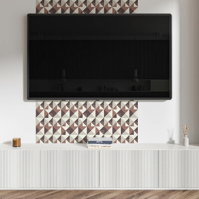 Carreaux pvc Motif triangulaire dans un motif moderne