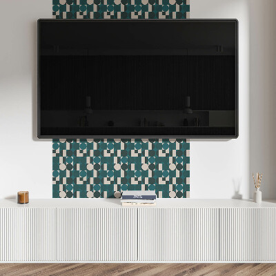 Carreaux de vinyle auto-adhésifs Motifs géométriques aux formes variées