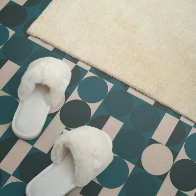 Carreaux de vinyle auto-adhésifs Motifs géométriques aux formes variées