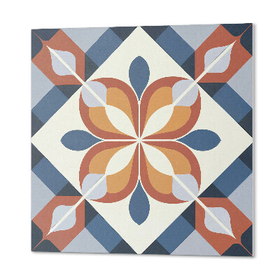 Carreaux pvc Motif floral géométrique abstrait