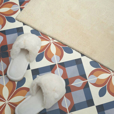 Carreaux pvc Motif floral géométrique abstrait