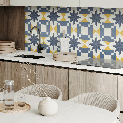 Carreaux pvc Motif étoile géométrique élégant