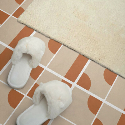 Carreaux de vinyle auto-adhésifs Motifs géométriques dans un style abstrait