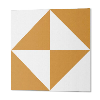 Carreaux de vinyle auto-adhésifs Triangles carrés de style géométrique