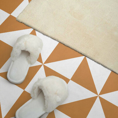 Carreaux de vinyle auto-adhésifs Triangles carrés de style géométrique