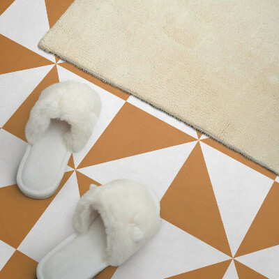 Carreaux de vinyle auto-adhésifs Triangles carrés de style géométrique