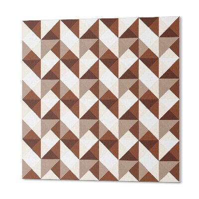 Carreaux pvc Un motif triangulaire minimaliste