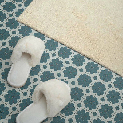 Carreaux vinyle Motifs végétaux dans un arrangement harmonieux