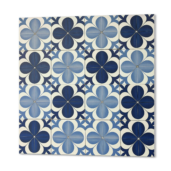 Carreaux de vinyle auto-adhésifs Motif floral géométrique