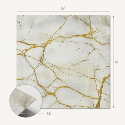 Carreaux vinyle Marbre élégant aux veines délicates