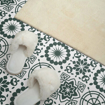 Carreaux de vinyle auto-adhésifs Géométrique avec un accent floral