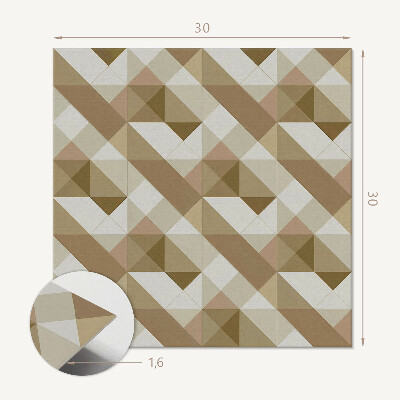 Carreaux pvc Motifs naturels inspirés de la géométrie